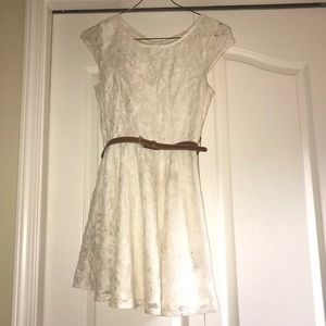 White lace dress